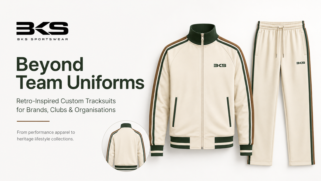 Beyond Team Uniforms: Custom Retro Tracksuits for Brands and Organisations