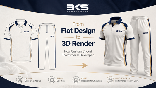 From Flat Design to 3D Render: How Custom Cricket Teamwear Is Developed