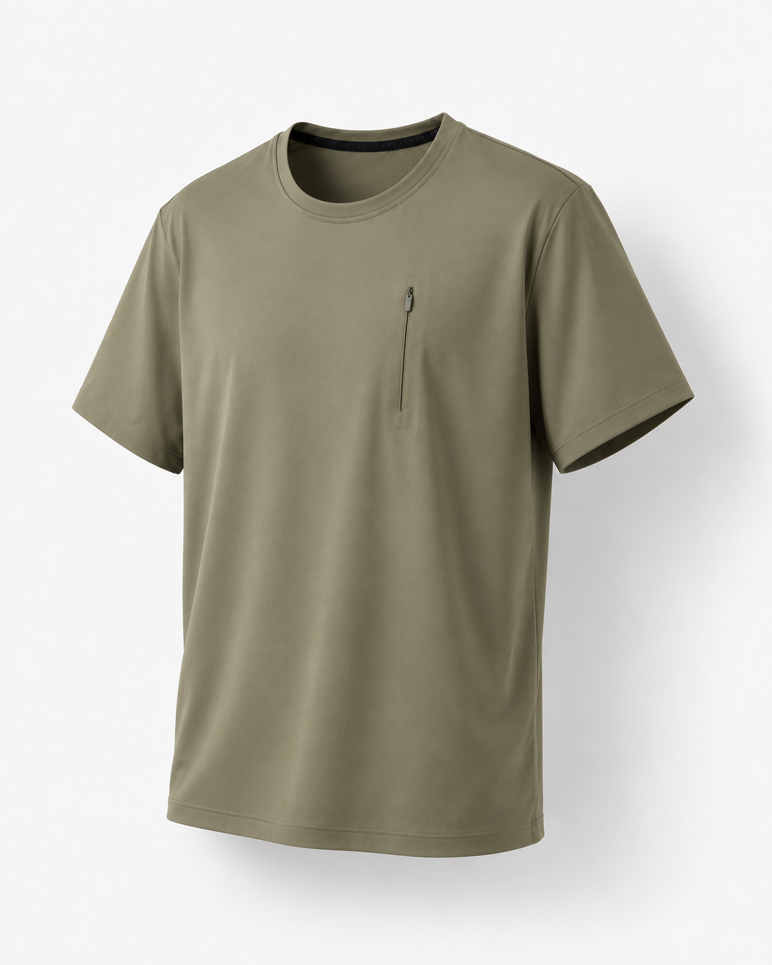 Men's Cool-Touch Stretch Zip Pocket Tee