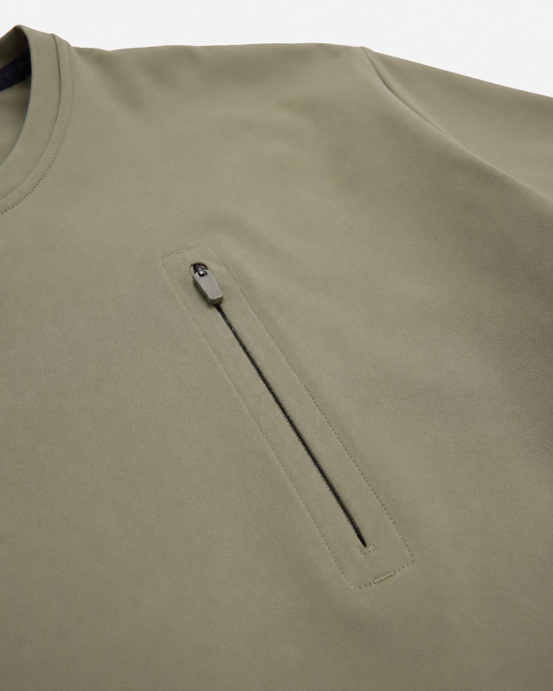 Men's Cool-Touch Stretch Zip Pocket Tee