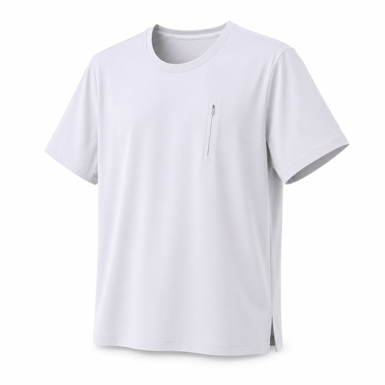 Men's Cool-Touch Stretch Zip Pocket Tee