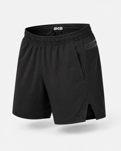 Men's Lightweight Training Shorts with Zip Pocket